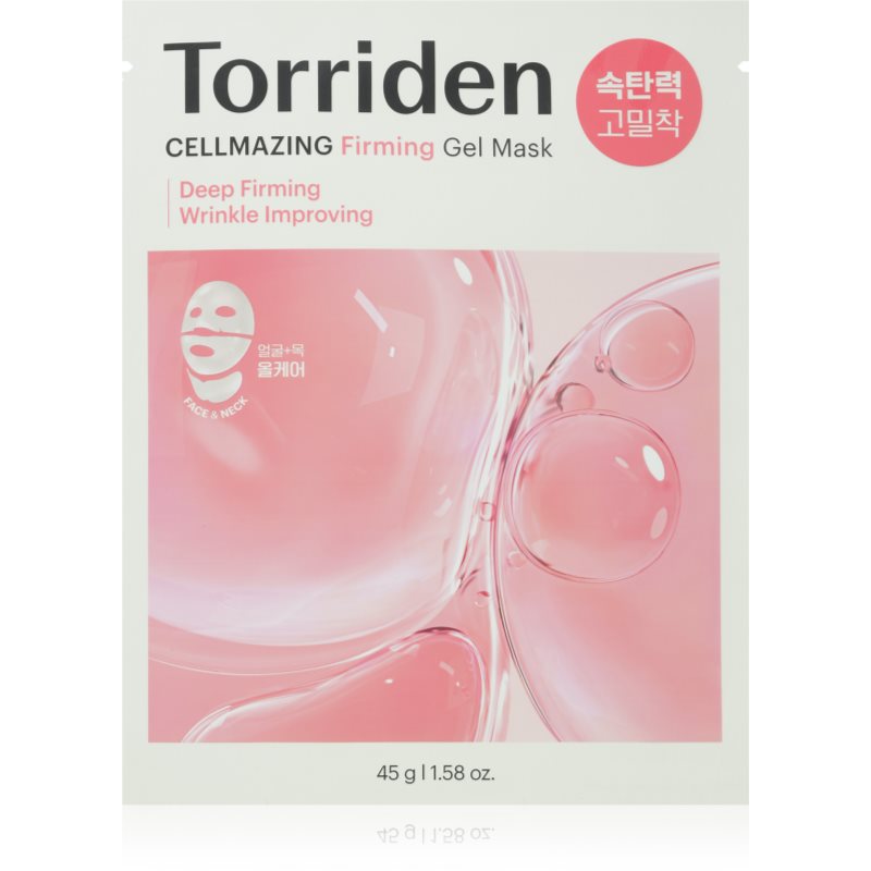 Torriden Cellmazing Firming Gel Mask intensive Hydrogel-Maske zur Festigung der Haut 45 g