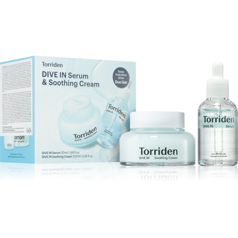 Torriden Dive In Serum & Soothing Cream Set Set für hydratisierte und strahlende Haut