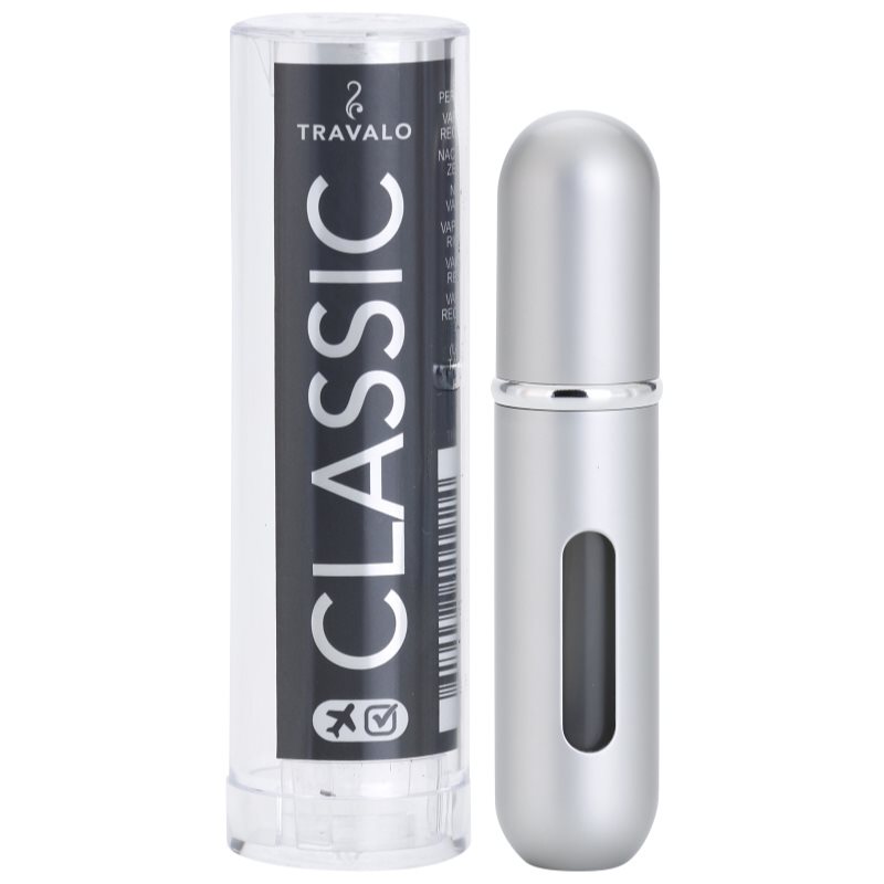 Travalo Classic міні-флакон для парфумів унісекс Silver 5 мл