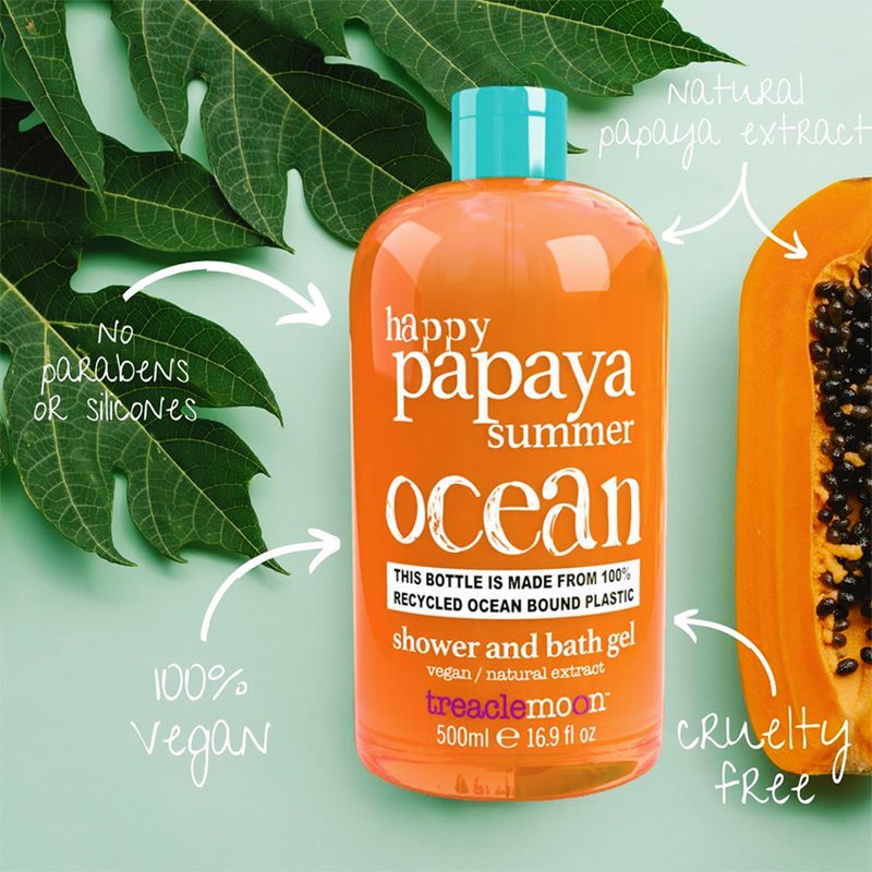 Treaclemoon Papaya Summer гель для душа та ванни 500 мл