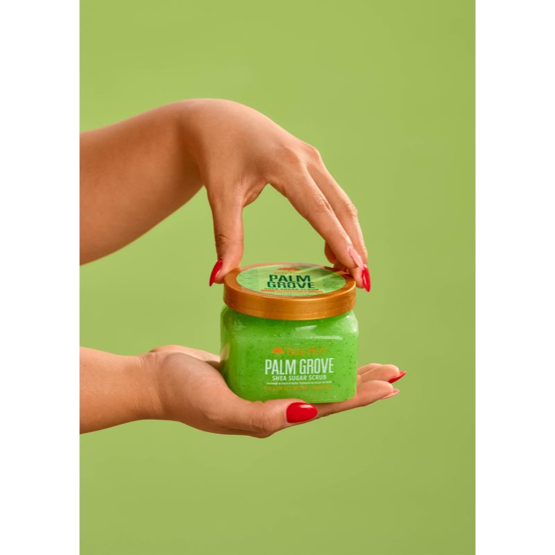 Tree Hut Shea Sugar Scrub Palm Grove cukrový tělový peeling 510 g (obrázek 4)