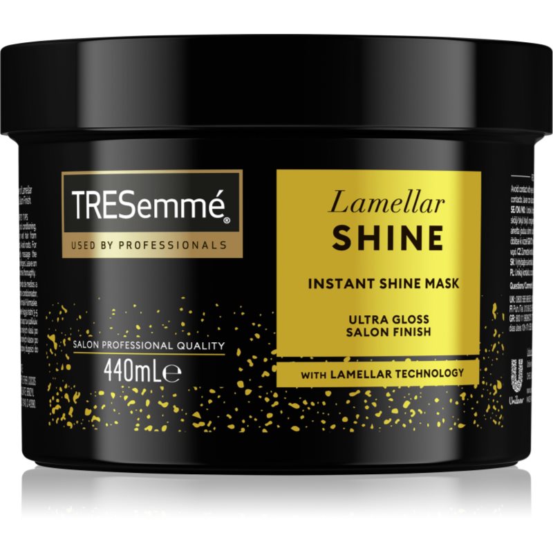 TRESemmé Lamellar Shine Maske für die Haare für glänzendes und geschmeidiges Haar 400 ml