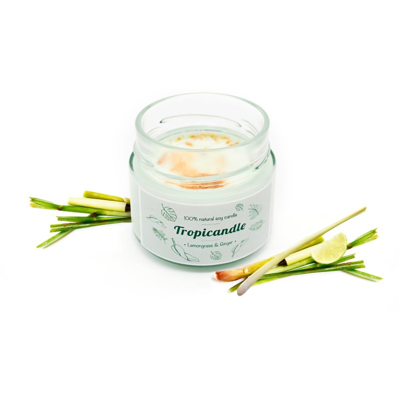 Tropicandle Lemongrass & Ginger Scented Candle 150 Ml