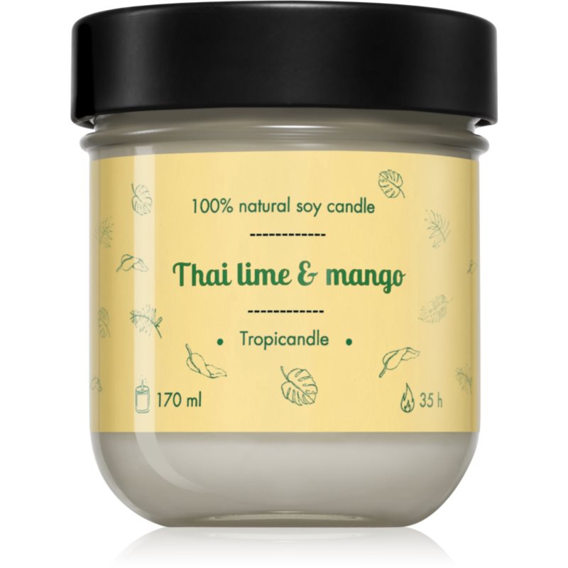 Tropicandle Thai Lime & Mango ароматна свещ 170 мл.