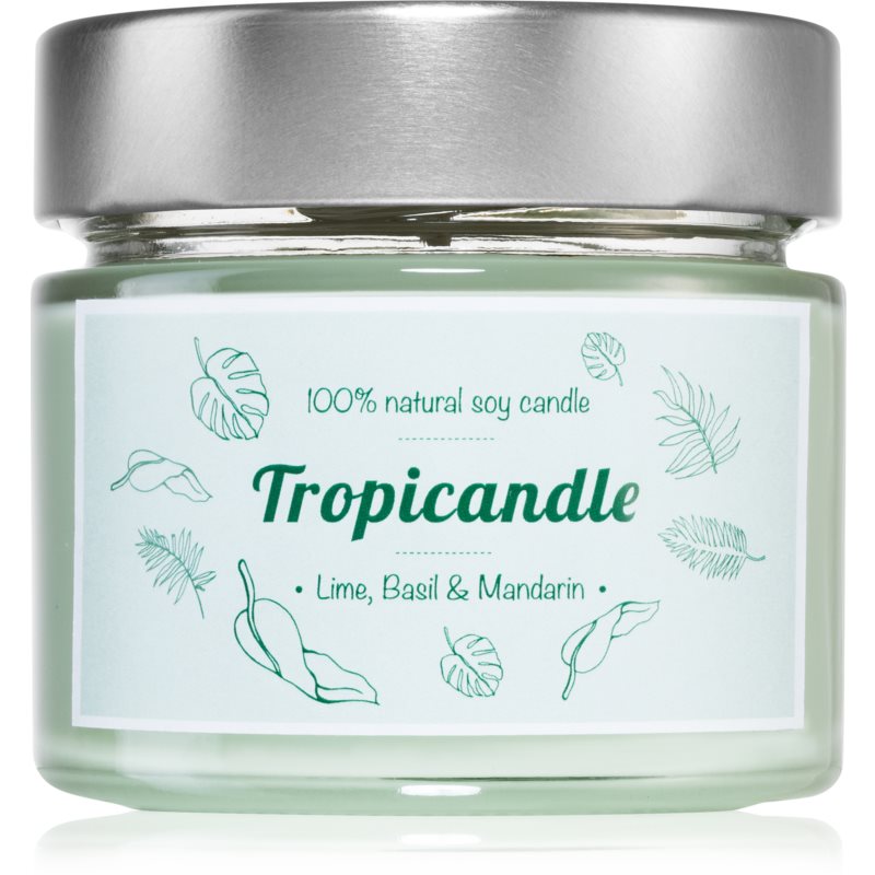 Tropicandle Lime, Basil & Mandarin Scented Candle 150 Ml