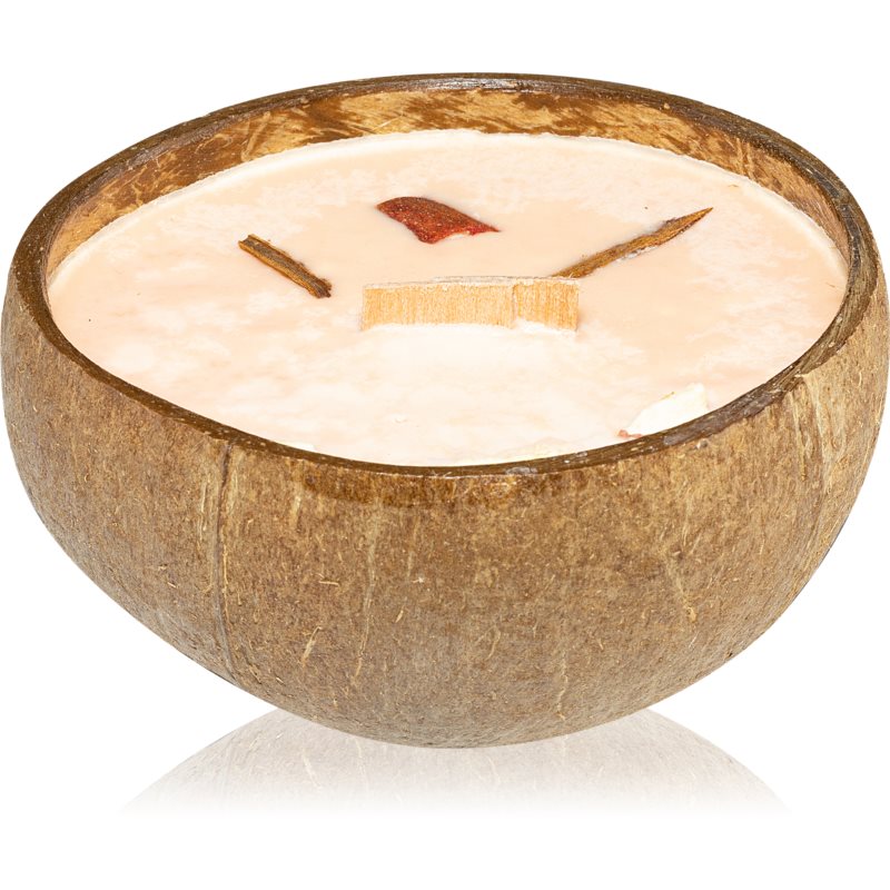 Tropicandle Apple & Cinnamon vonná sviečka s dreveným knotom 350 ml