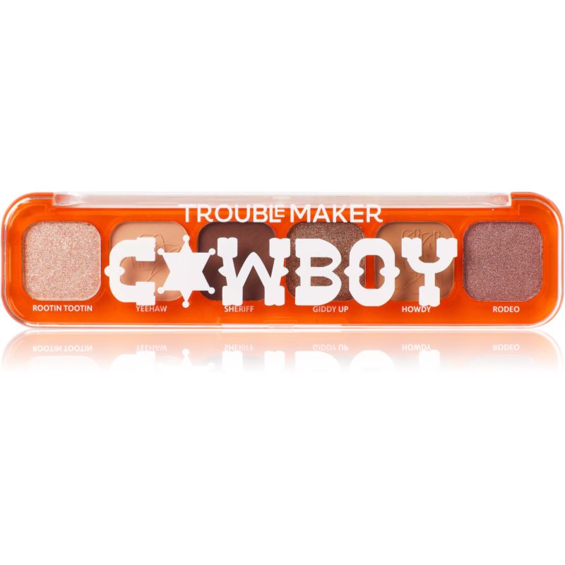 Trouble Maker Little Trouble eyeshadow palette shade Cowboy 9 g