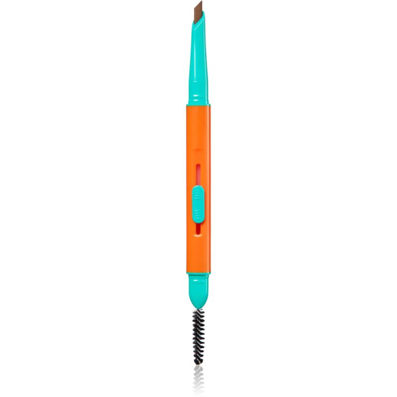 Trouble Maker Feral Brow Blade eyebrow pencil with 2-in-1 brush shade Light Brown 0.12 g