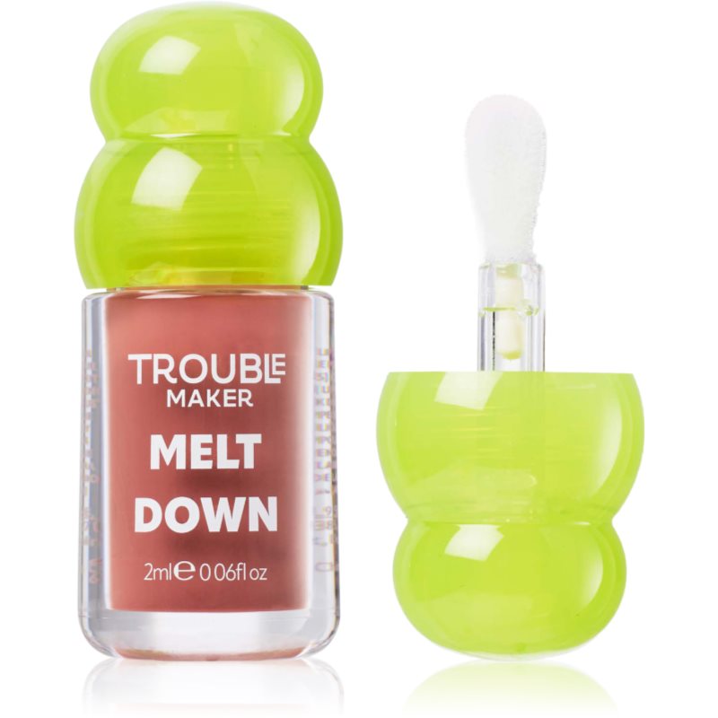 Trouble Maker Melt Down Lip Oil lip oil shade Slip n Slide Nude 3 ml