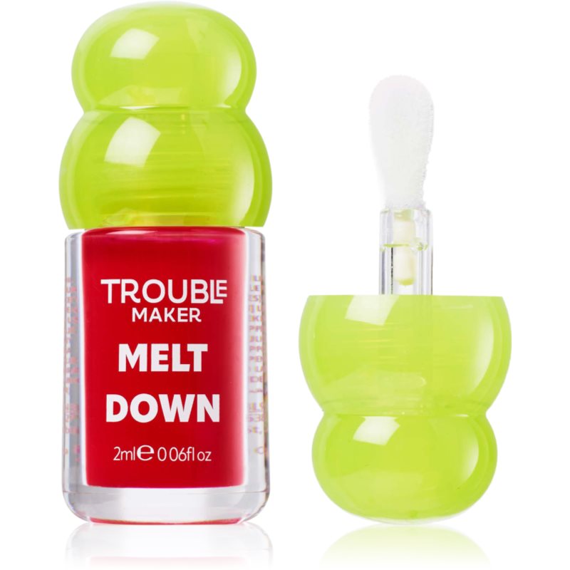 Trouble Maker Melt Down Lip Oil lip oil shade Overload Pink 3 ml