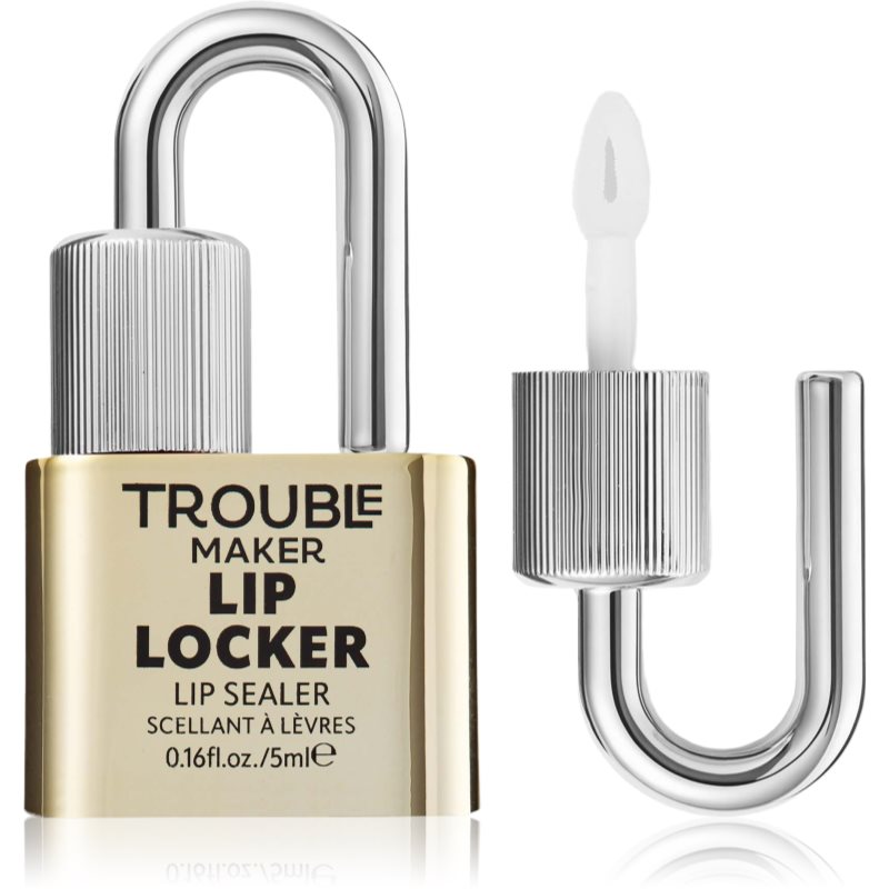 Trouble Maker Lip Locker Top Coat Lip Gloss With Long-Lasting Effect 5 Ml