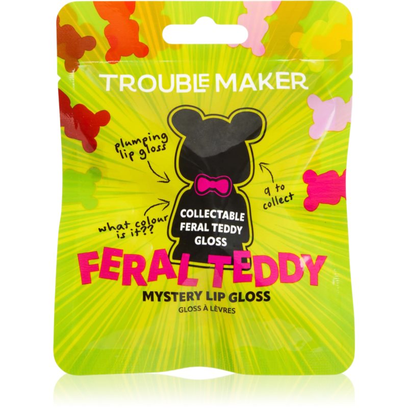 Trouble Maker Feral Teddy Mystery Plumping Lip Gloss lip gloss with magnifying effect 1.1 ml