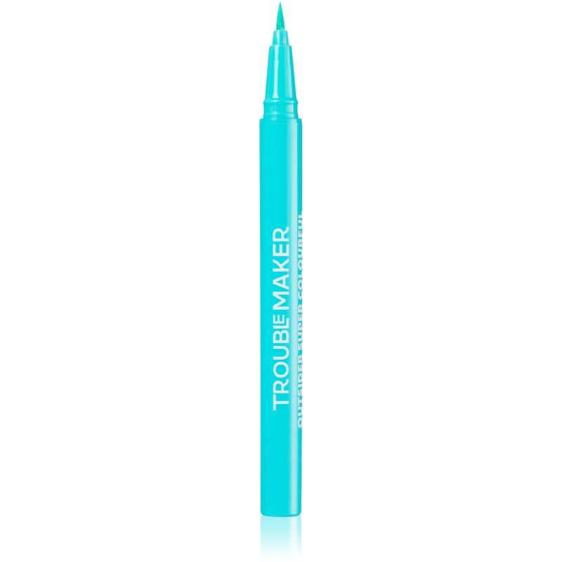 Trouble Maker Outsider Precise Liquid Eyeliner Shade Pool Noodle Aqua Bule 0.5 Ml