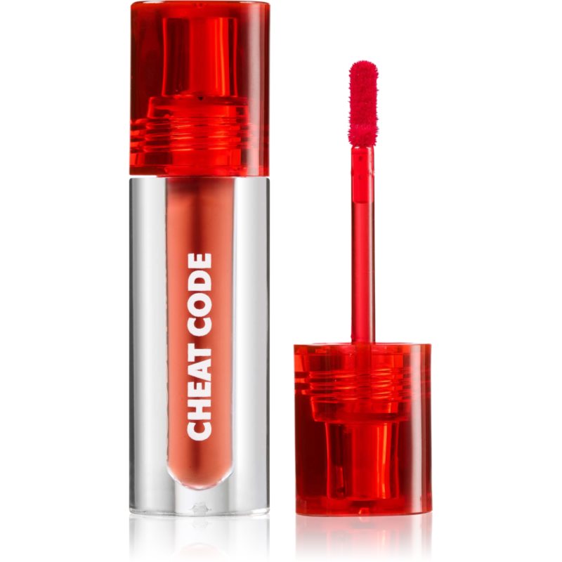 Trouble Maker Cheat Code hydrating lip gloss shade Respawn Deep Peach 3 ml