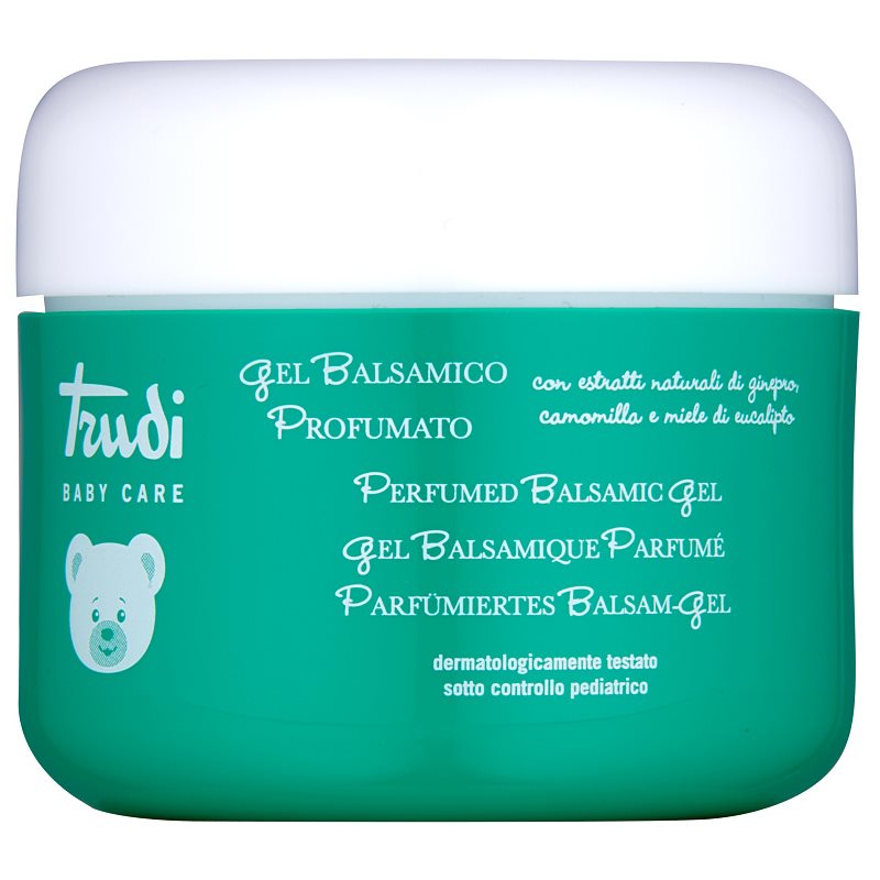

Trudi Baby Care дитячий гель для покращення дихання з екстрактом ялівця, евкаліпту, ромашки та меду