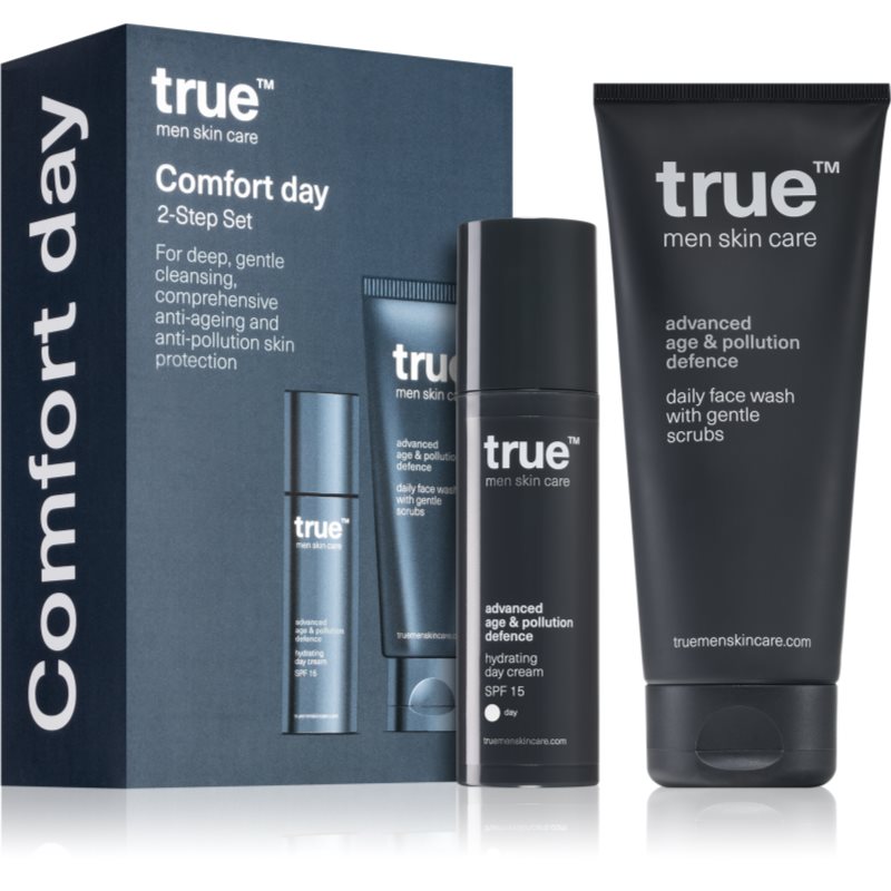 true men skin care Comfort Day odos priežiūros priemonių rinkinys vyrams