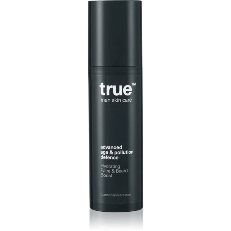 true men skin care Hydrating Face & Beard Boost feuchtigkeitsspendender Balsam für Gesicht und Bart 50 ml