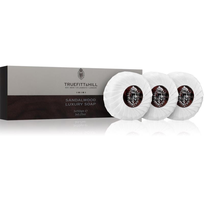 Truefitt & Hill Sandalwood set of bar soaps 3x150 g