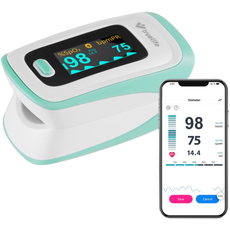 TrueLife Oximeter X5 BT oxymeter s pulzomerom 1 ks kúpite na Notino.sk