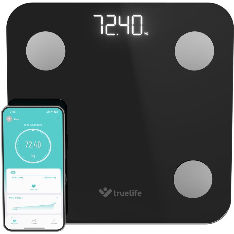 Truelife FitScale W1 osobní váha black koupíte na Notino.cz