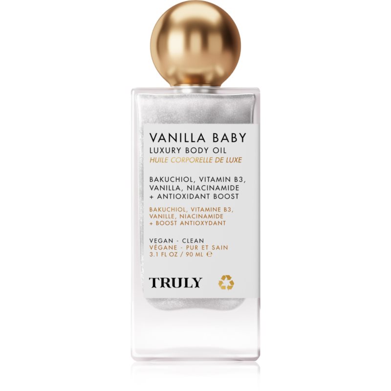 Truly Vanilla Baby zpevňující tělový olej 90 ml