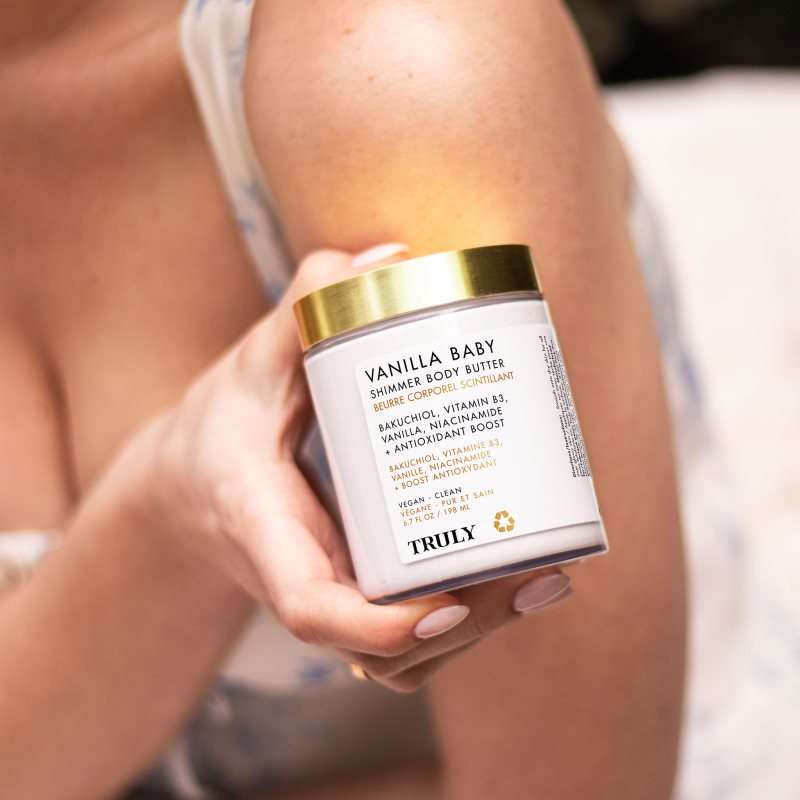 Truly Vanilla Baby intenzivně hydratační tělové máslo s perleťovým leskem 198 ml (obrázek 3)