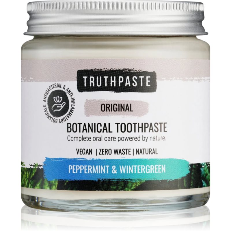 Truthpaste Original Natural Toothpaste Peppermint & Wintergreen 100 Ml