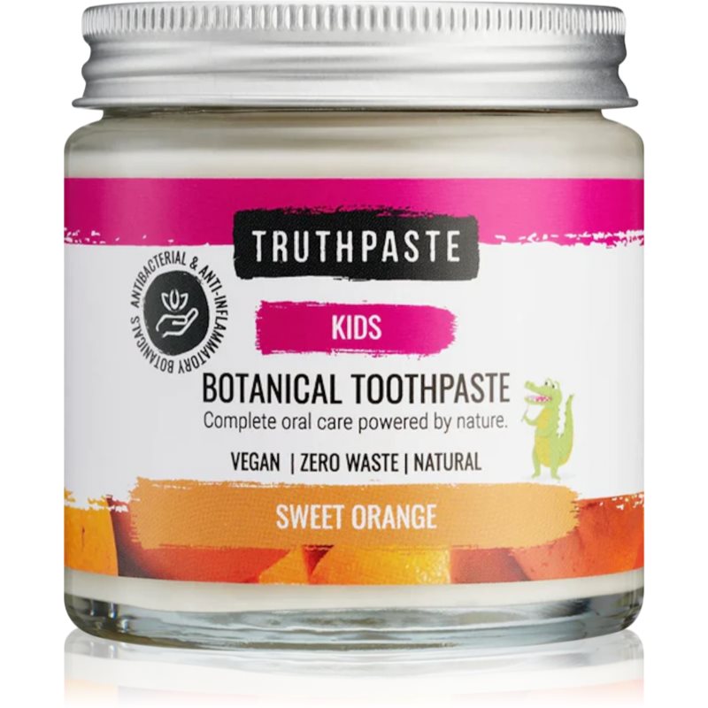 Truthpaste Kids Sweet Orange Natural Toothpaste For Kids 100 Ml