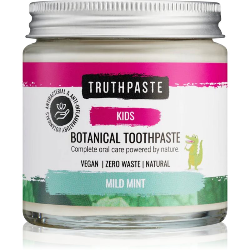 Truthpaste Kids Mild Mint naravna zobna pasta za otroke meta 100 ml