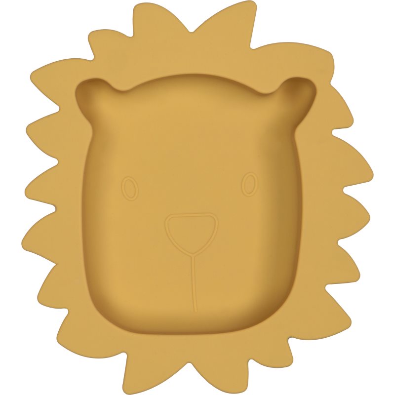 Tryco Silicone Plate Lion чиния Honey Gold 1 бр.