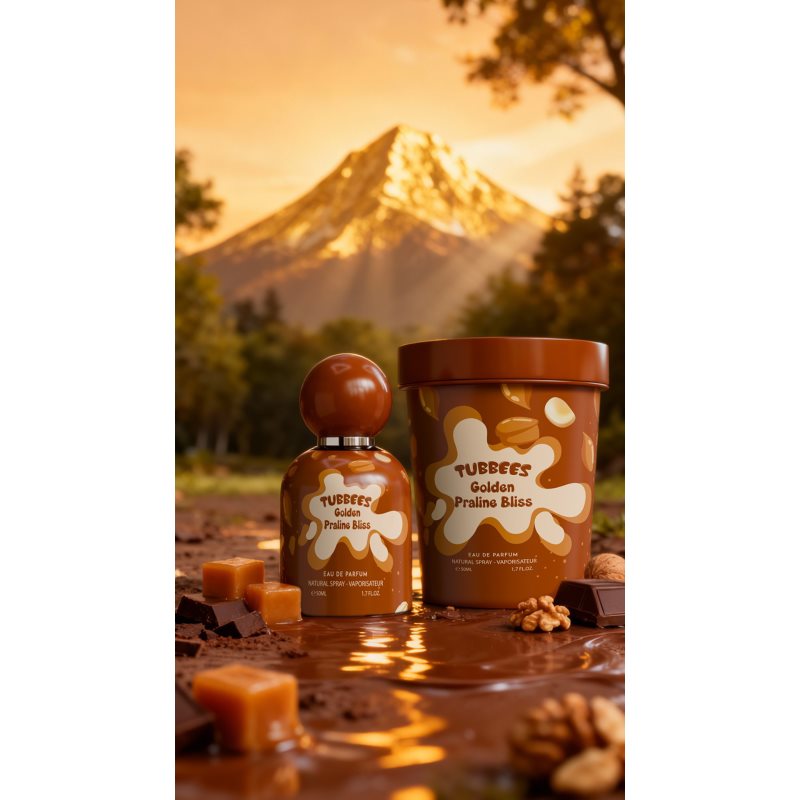 Tubbees Golden Praline Bliss parfumovaná voda unisex 50 ml (obrázok 3)