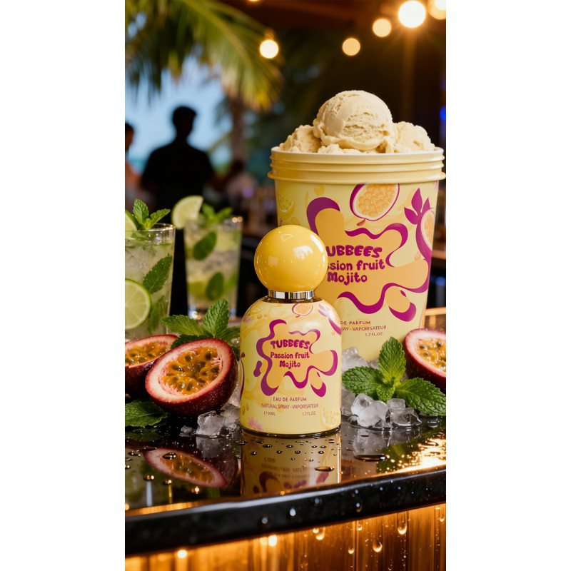 Tubbees Passion Fruit Mojito parfumovaná voda unisex 50 ml (obrázok 5)