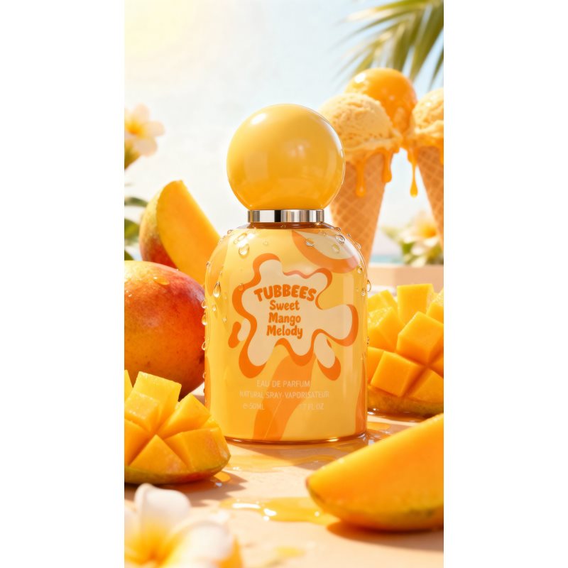 Tubbees Sweet Mango Melody parfumovaná voda unisex 50 ml (obrázok 4)