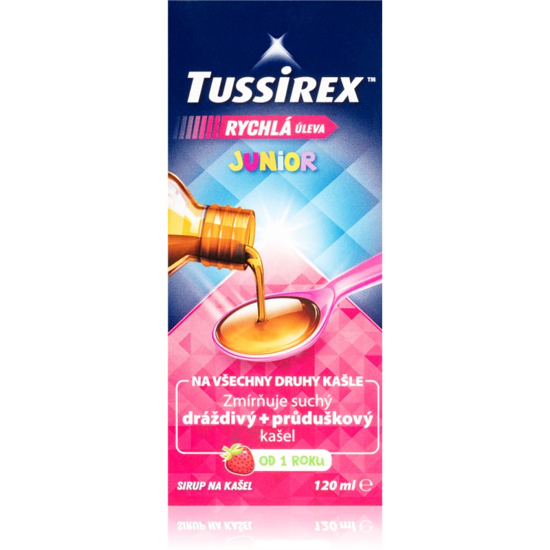 Tussirex Junior sirup zdravotnícky prostriedok pri kašli a prechladnutí pre deti 120 ml kúpite na Notino.sk