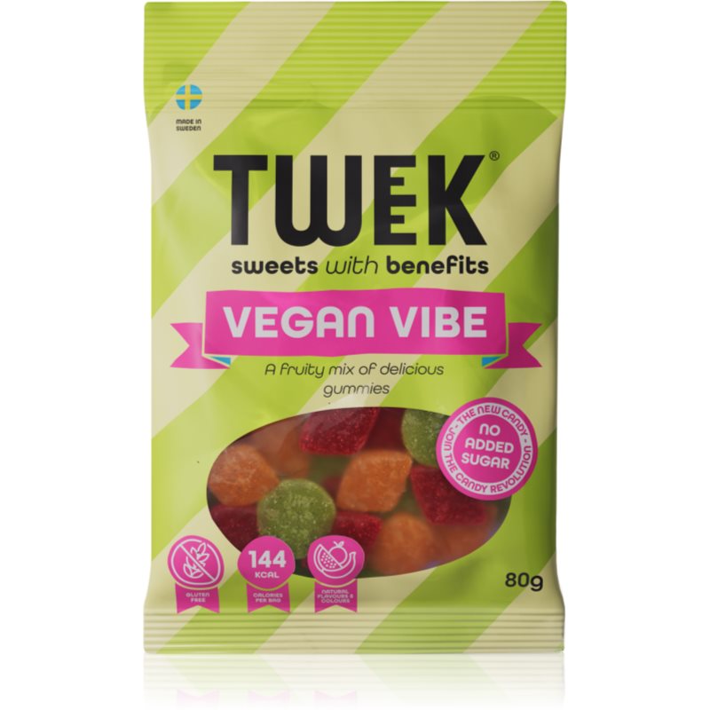 E-shop TWEEK Vegan Vibe želé bonbóny bez přidaného cukru 80 g