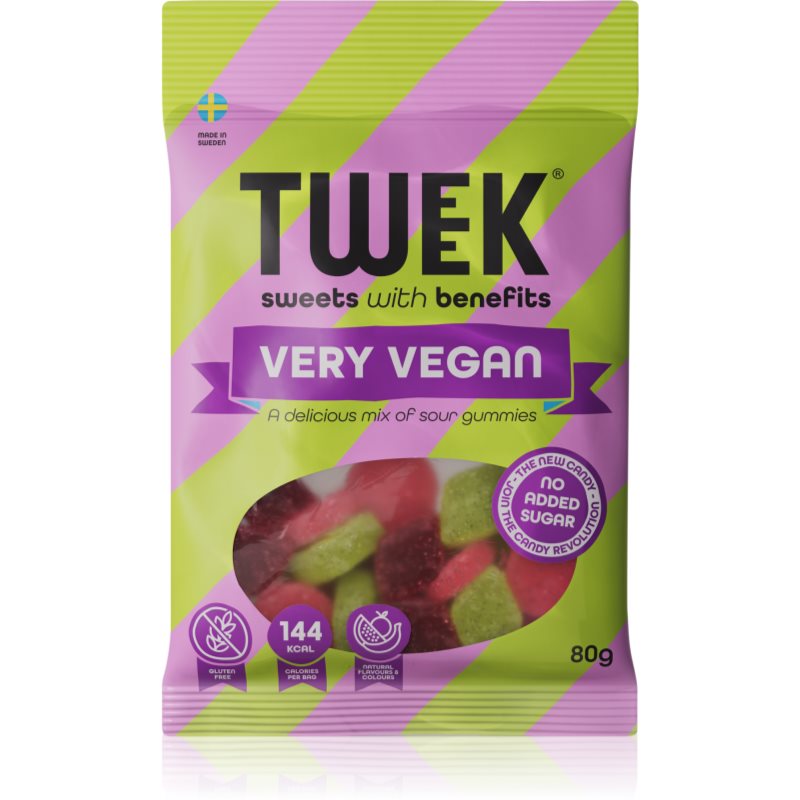 E-shop TWEEK Very Vegan želé bonbóny bez přidaného cukru 80 g