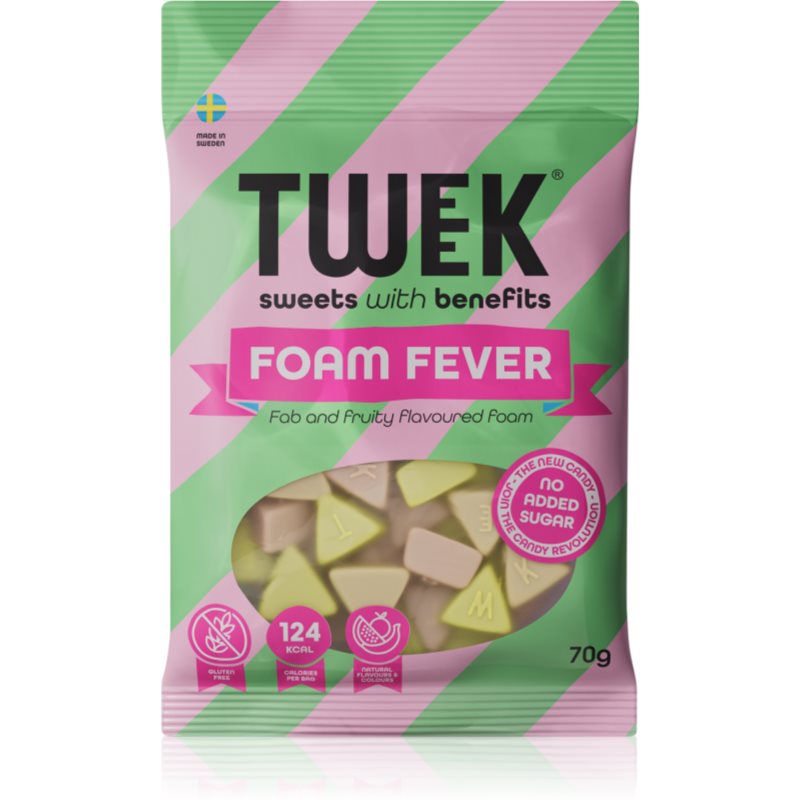 E-shop TWEEK Foam Fever želé bonbóny bez přidaného cukru 70 g