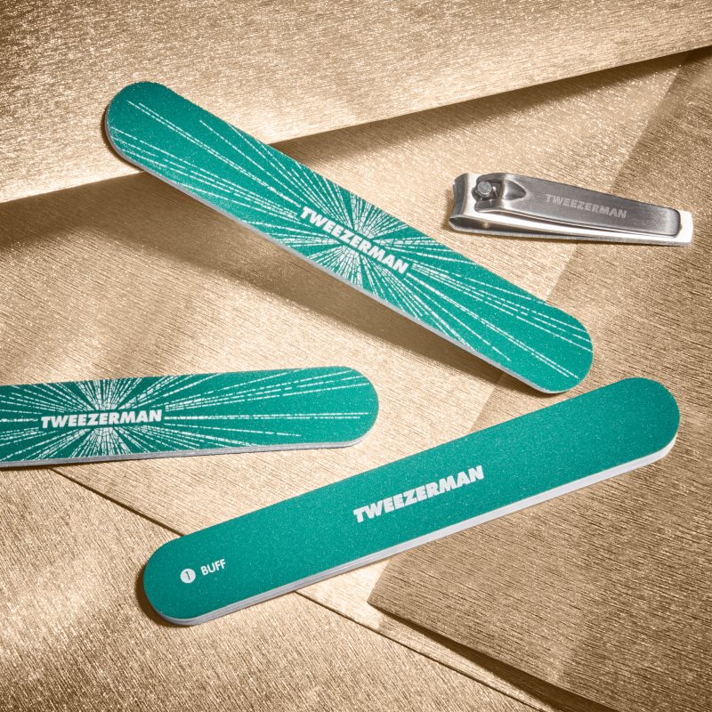 Tweezerman Ready To Celebrate Emerald Shimmer Manicure Set