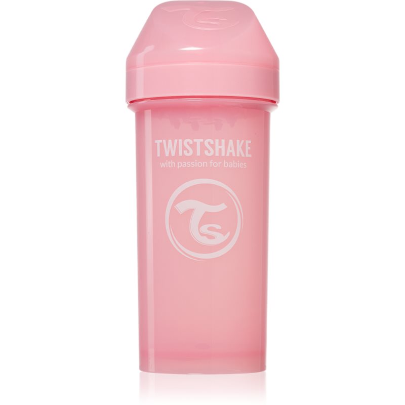 E-shop Twistshake Kid Cup Pink dětská láhev 12 m+ 360 ml
