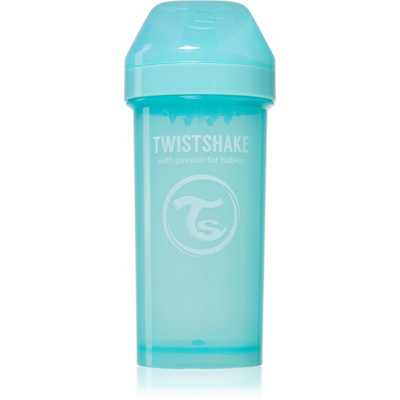 Twistshake Kid Cup Blue detská fľaša 12 m+ 360 ml