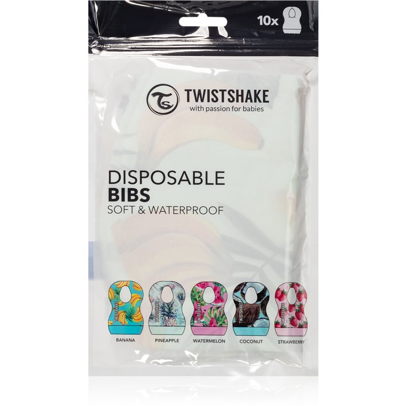 Twistshake Disposable Bibs нагрудник одноразовий 10 кс