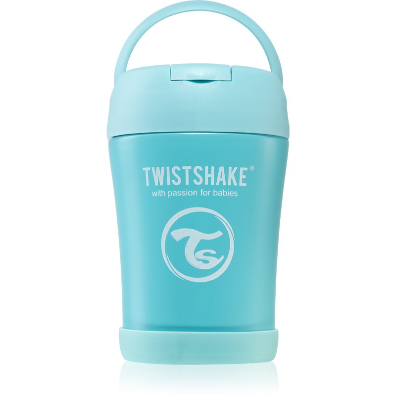 Twistshake Stainless Steel Food Container Blue termosas maistui 350 ml