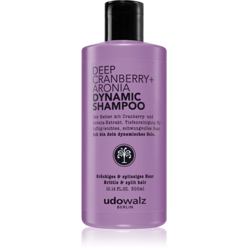 Udo Walz Dynamic Cranberry + Aronia Regenerating Shampoo For Hair 300 Ml