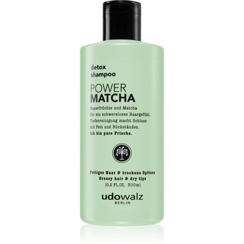 Udo Walz Power Matcha purifying shampoo for oily hair with vitamin C 300 ml
