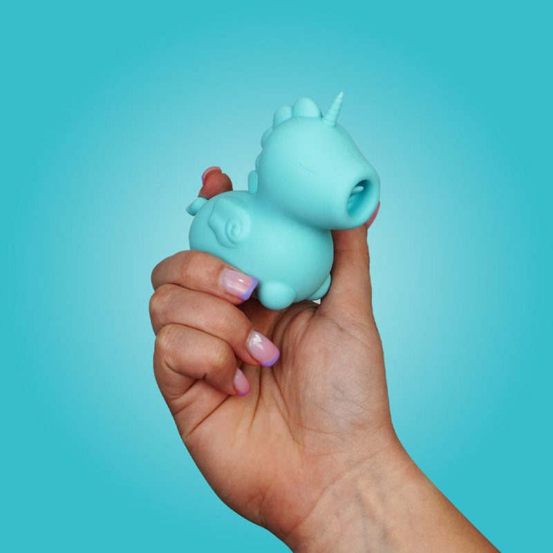 Unihorn Mount'n Peak Stimulateur Clitoridien Blue 8,9 Cm