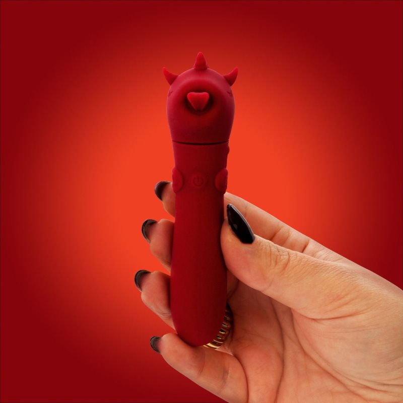 Unihorn USB Bullet vibrátor se stimulátorem klitorisu Blaze Diablo 11.5 cm (obrázek 3)