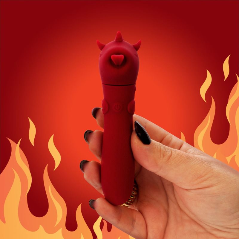Unihorn USB Bullet vibrátor se stimulátorem klitorisu Blaze Diablo 11.5 cm (obrázek 5)