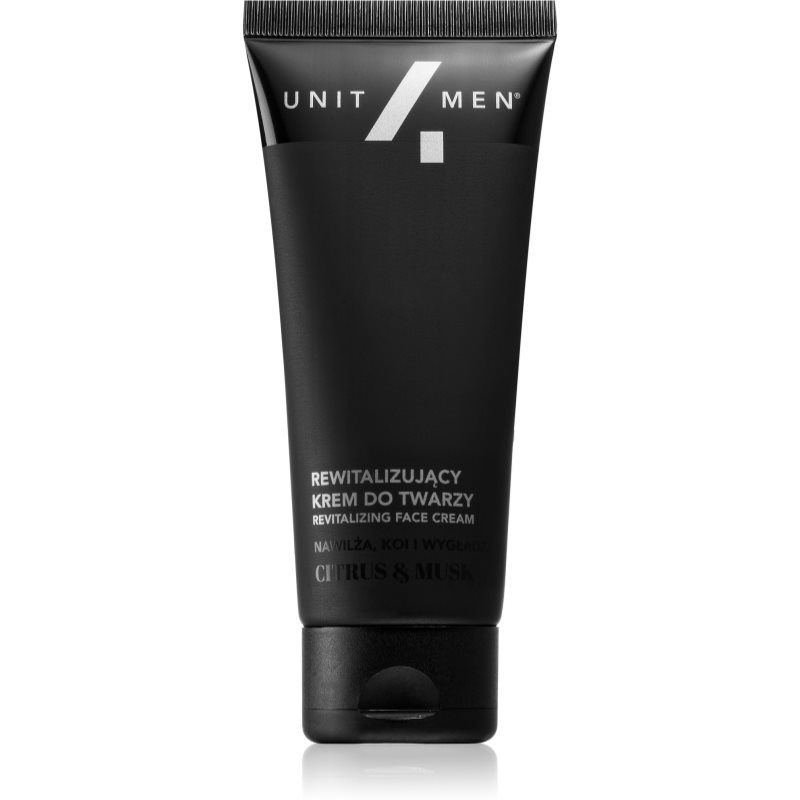 Unit4Men Revitalizing Face Cream Revitalising Cream For The Face Citrus And Musk 50 Ml