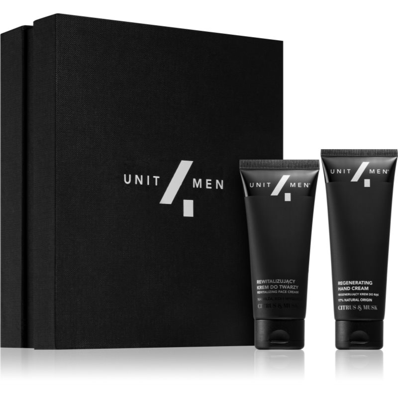 Unit4Men Caring Set Citrus & Musk Set For Body And Face