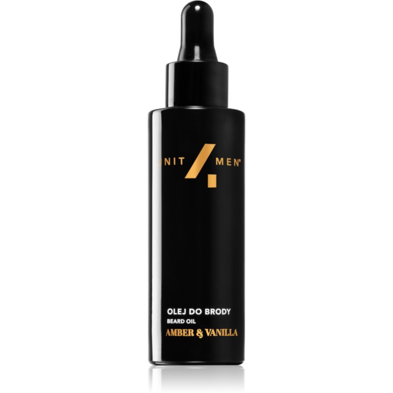 Unit4Men Beard Oil Amber & Vanilla olje za brado odišavljen 30 ml